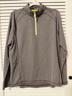 Tommy Bahama Men's brown Quarter-Zip Pullover - Size Medium